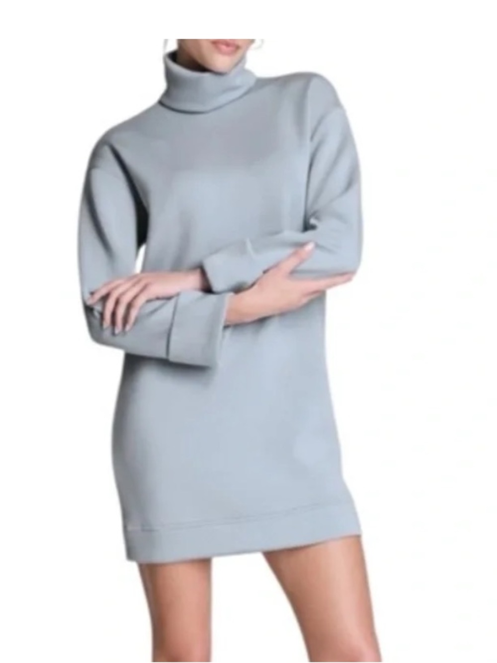 SPANX Himalayan cloud  Turtleneck Dress